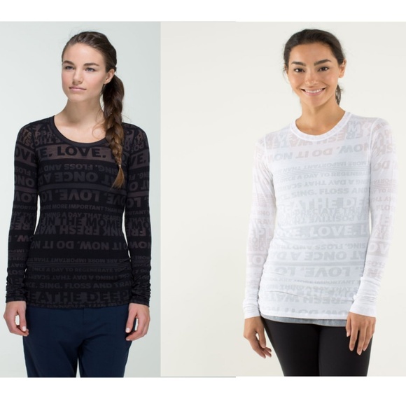 lululemon athletica Tops - Lululemon Bundle 2 Manifesto Burnout Long Sleeve